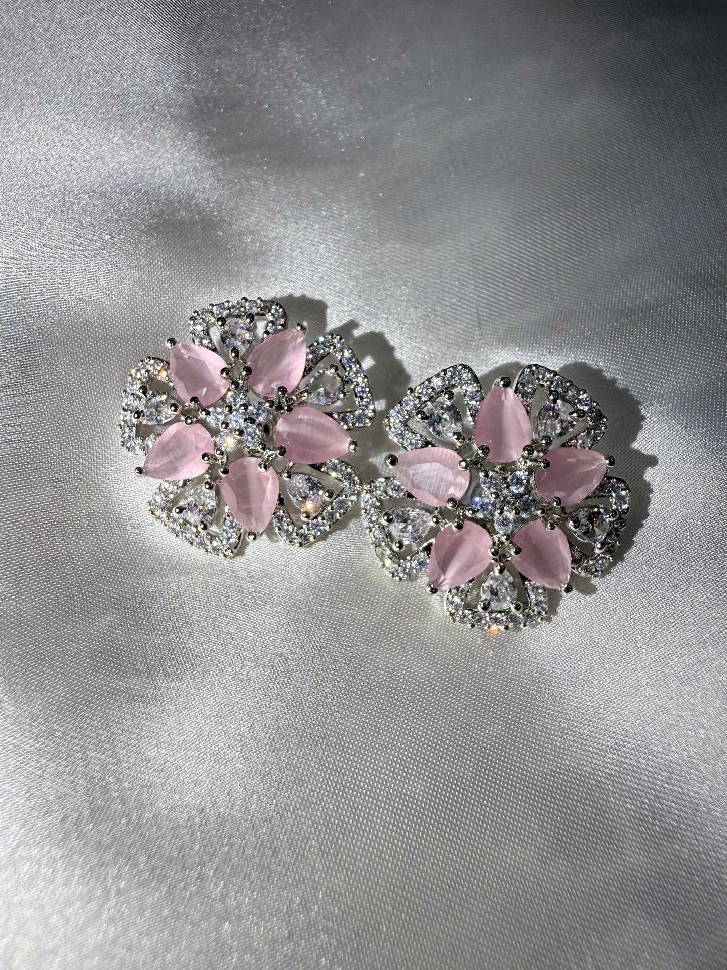 Pink Petal Studs