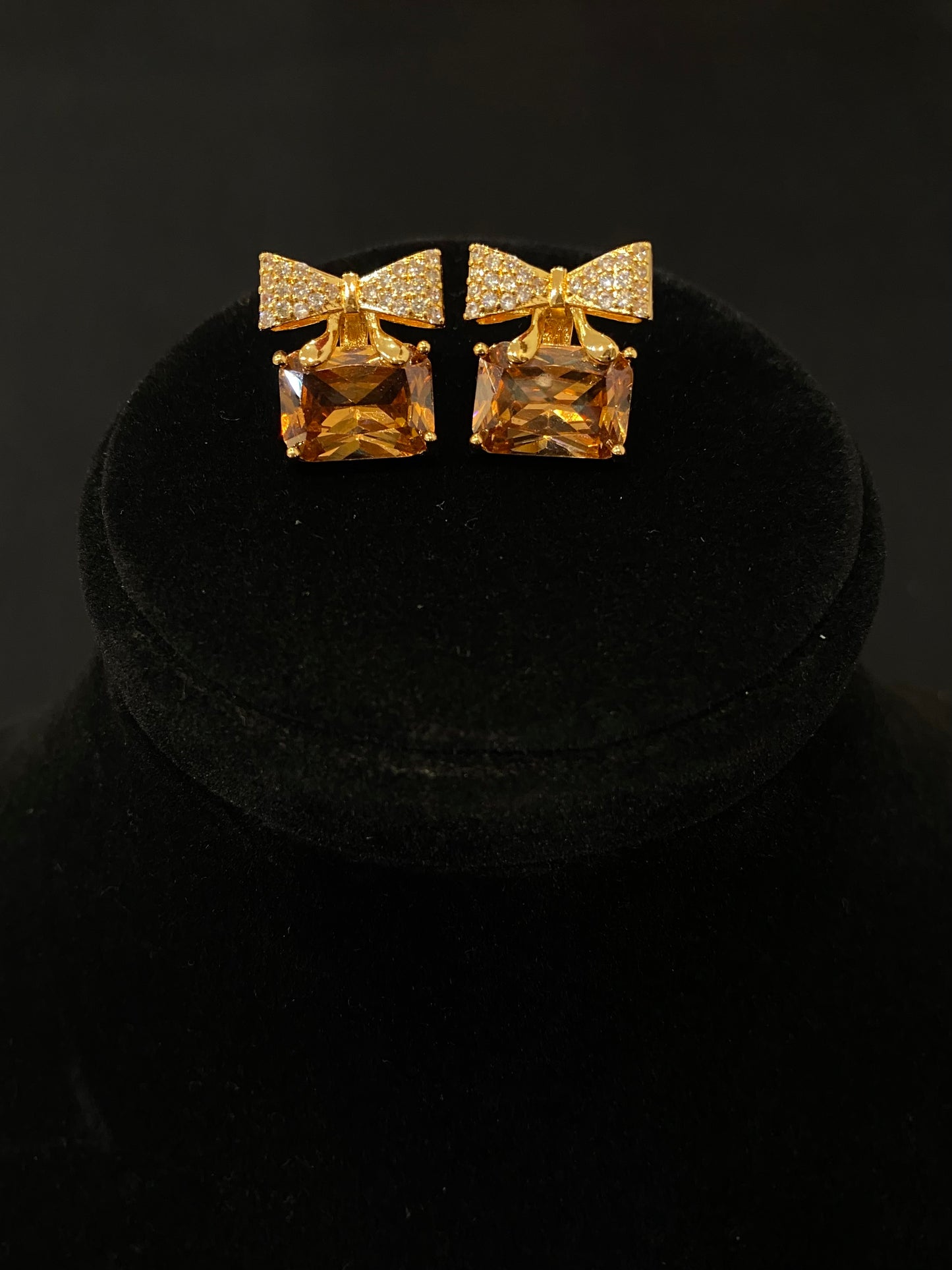 Bow Charm Studs