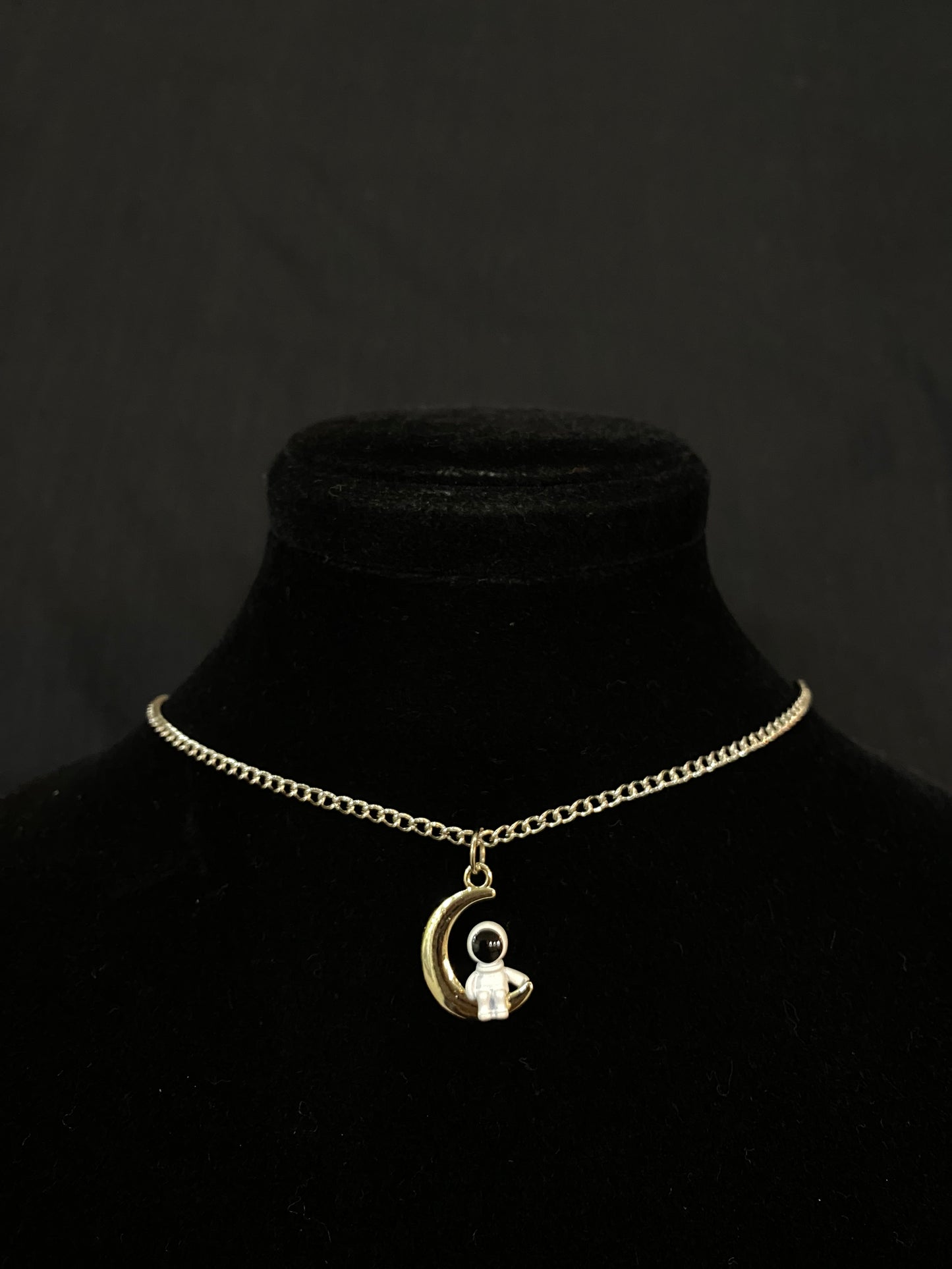 Astronaut on the Moon Locket