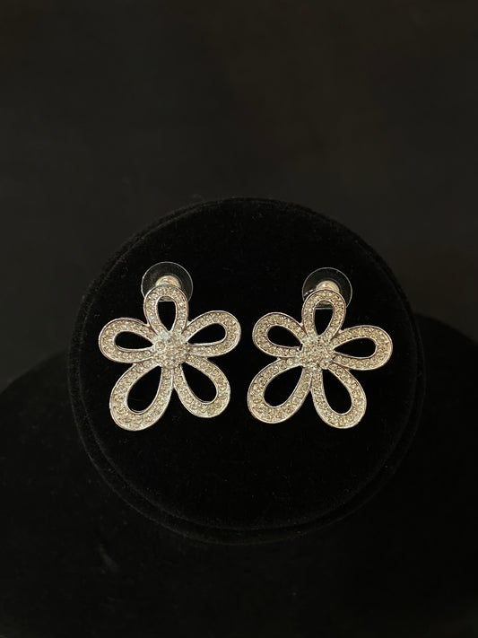 Daisy Silver Earrings