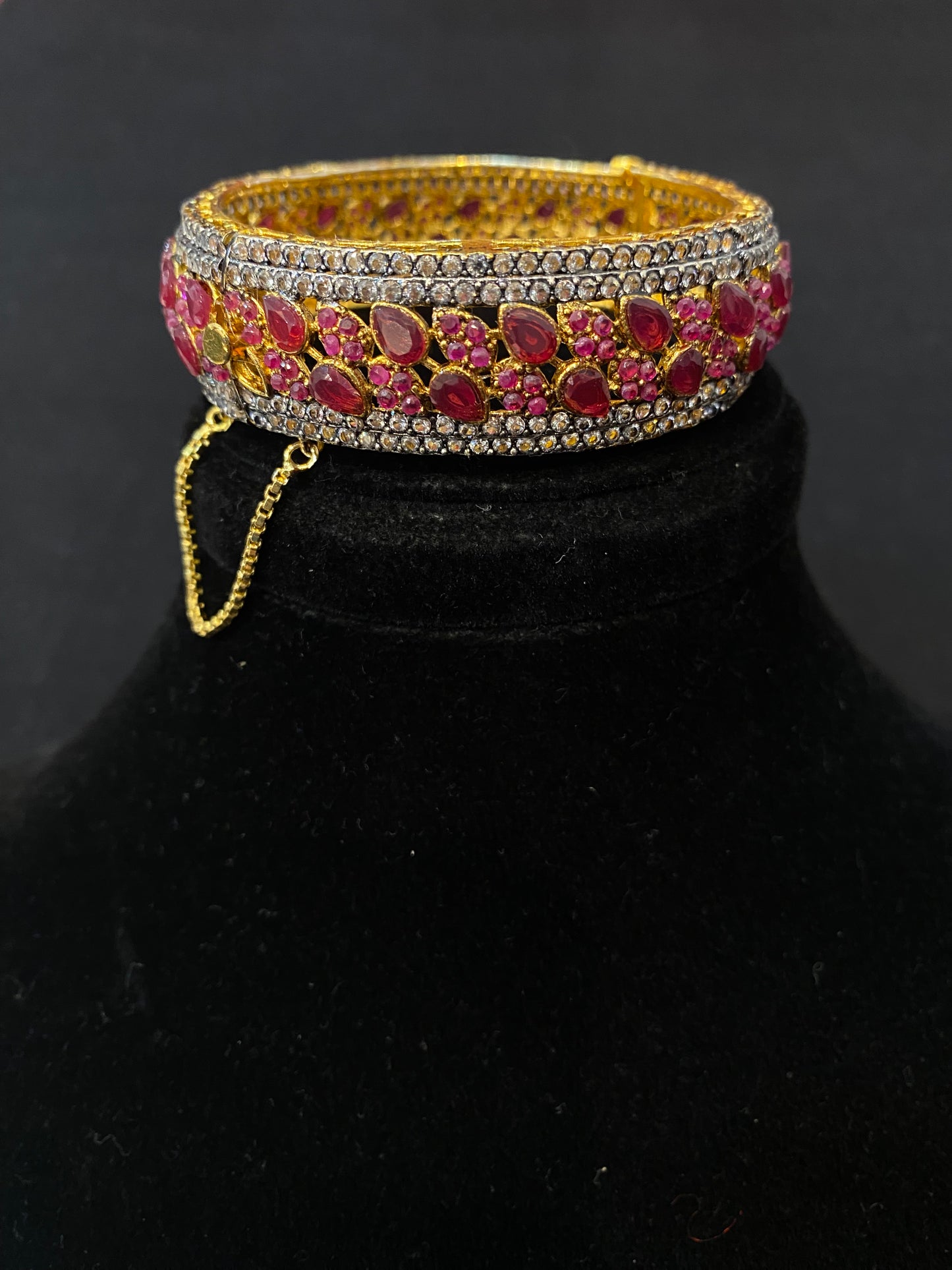 Royal Ruby Elegance Bangle