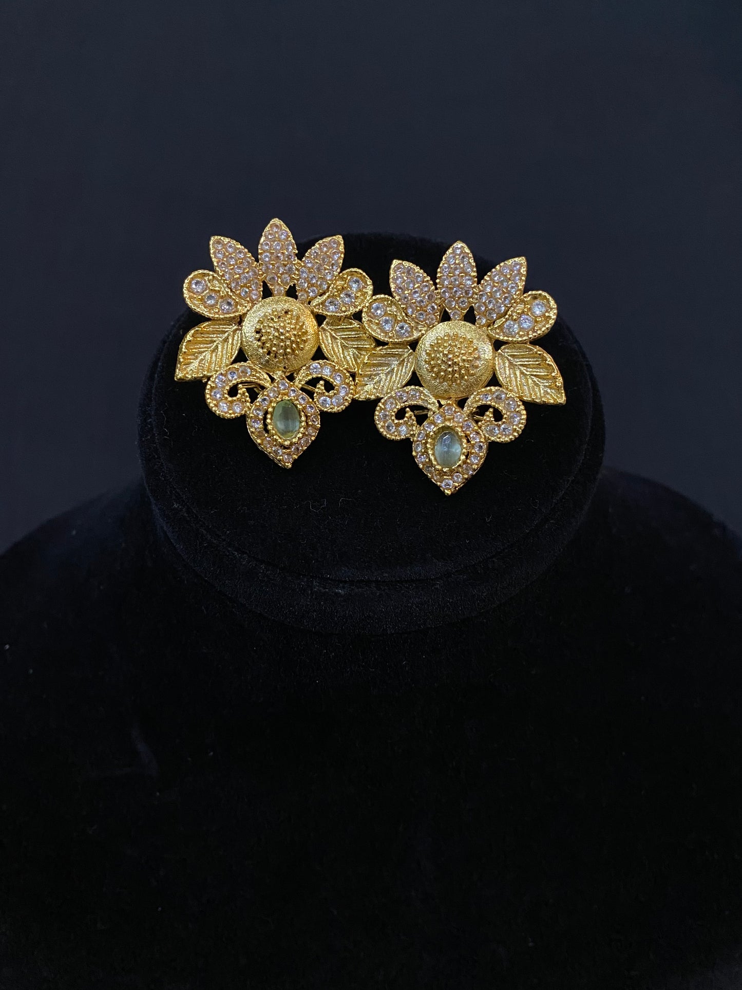 Golden Sunflower Studs