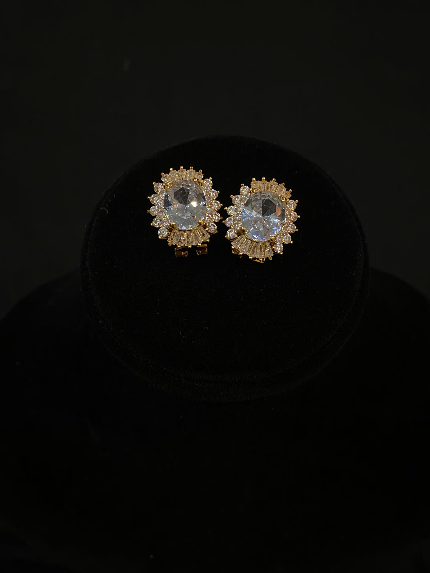 Silver Stone Studs