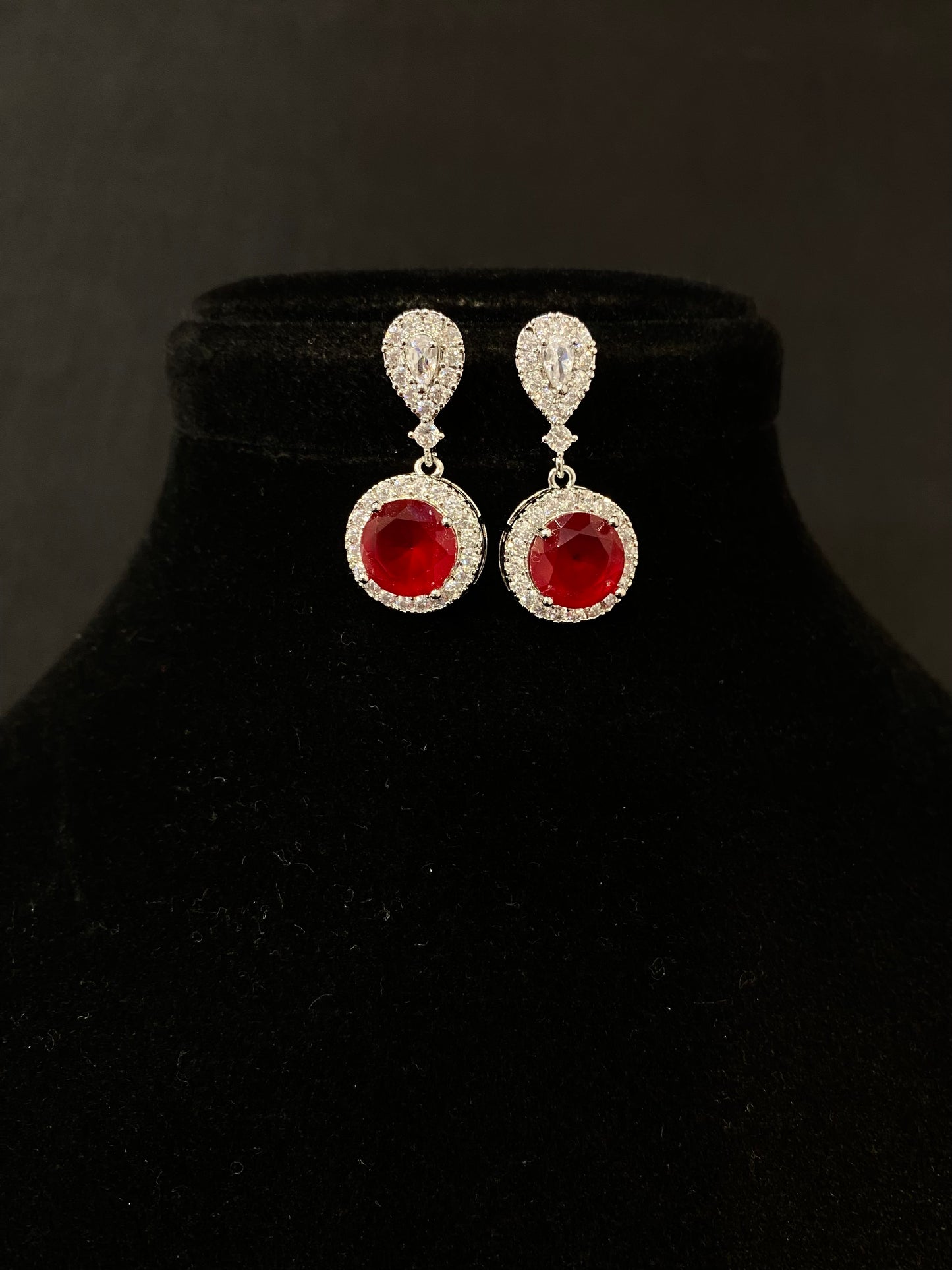 Scarlet Drop Earrings