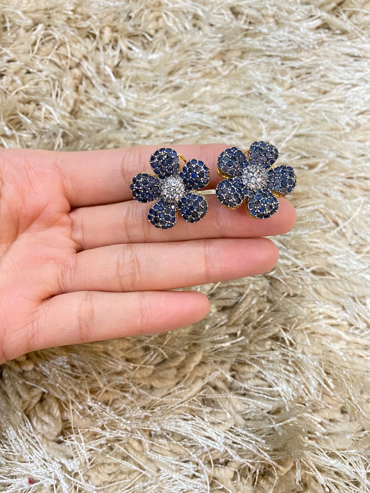 Azure Bloom Studs