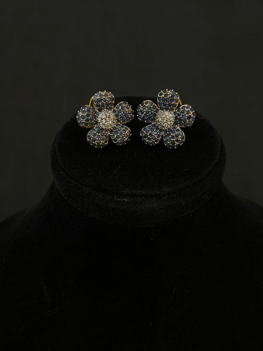 Azure Bloom Studs
