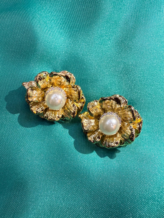 Petal Pearl Studs