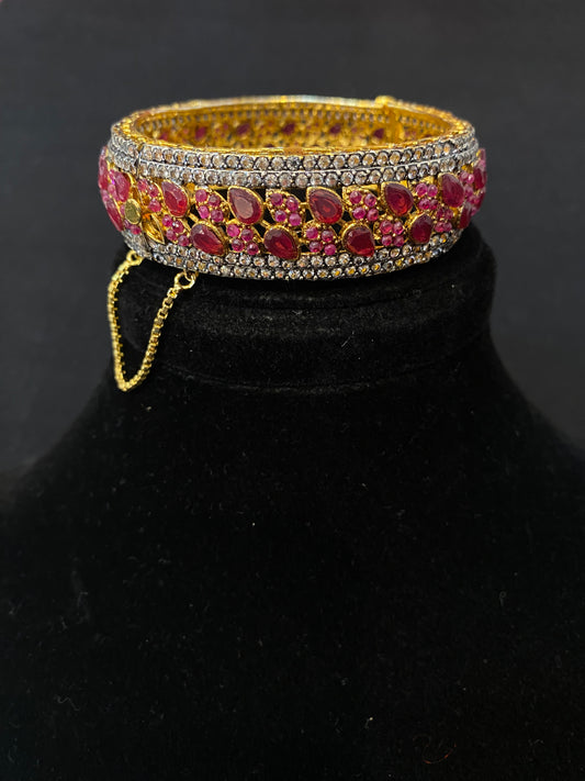Royal Ruby Elegance Bangle