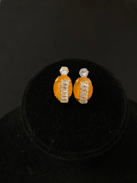 Amber Luxe Studs