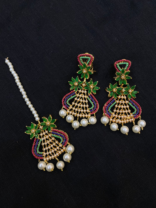 Emerald Green Glam Set
