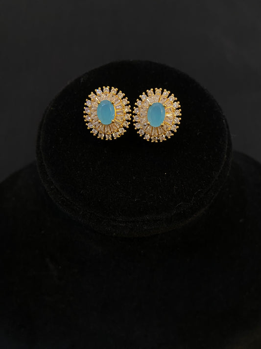 Azure Glow Studs