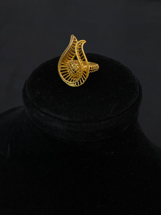 Golden Openwork Ring