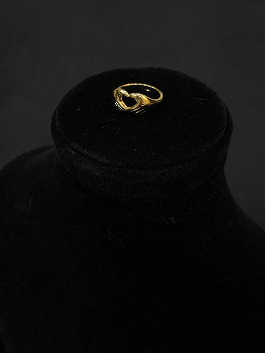 Heart in Hands Ring