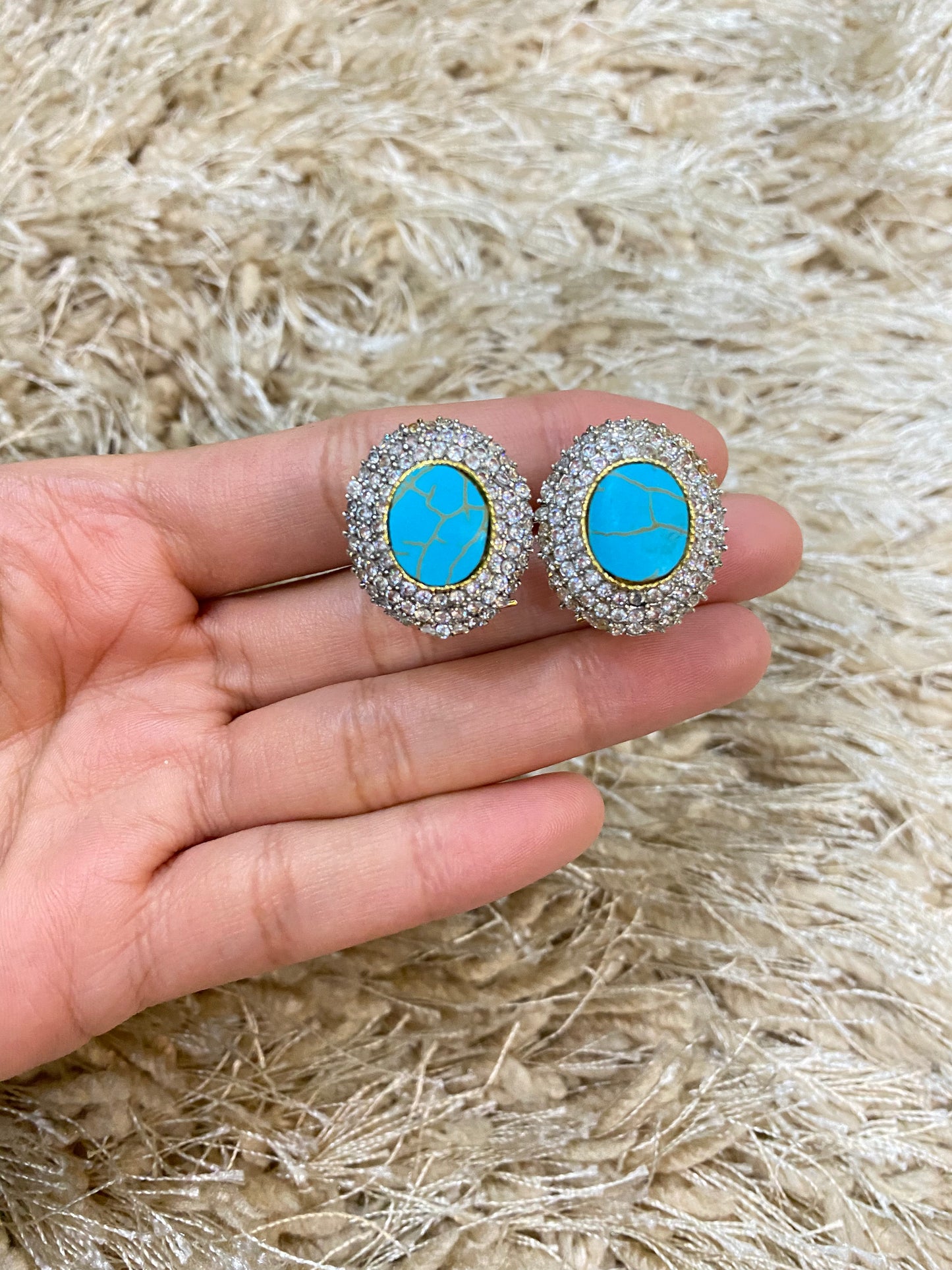 Turquoise Whisper Studs
